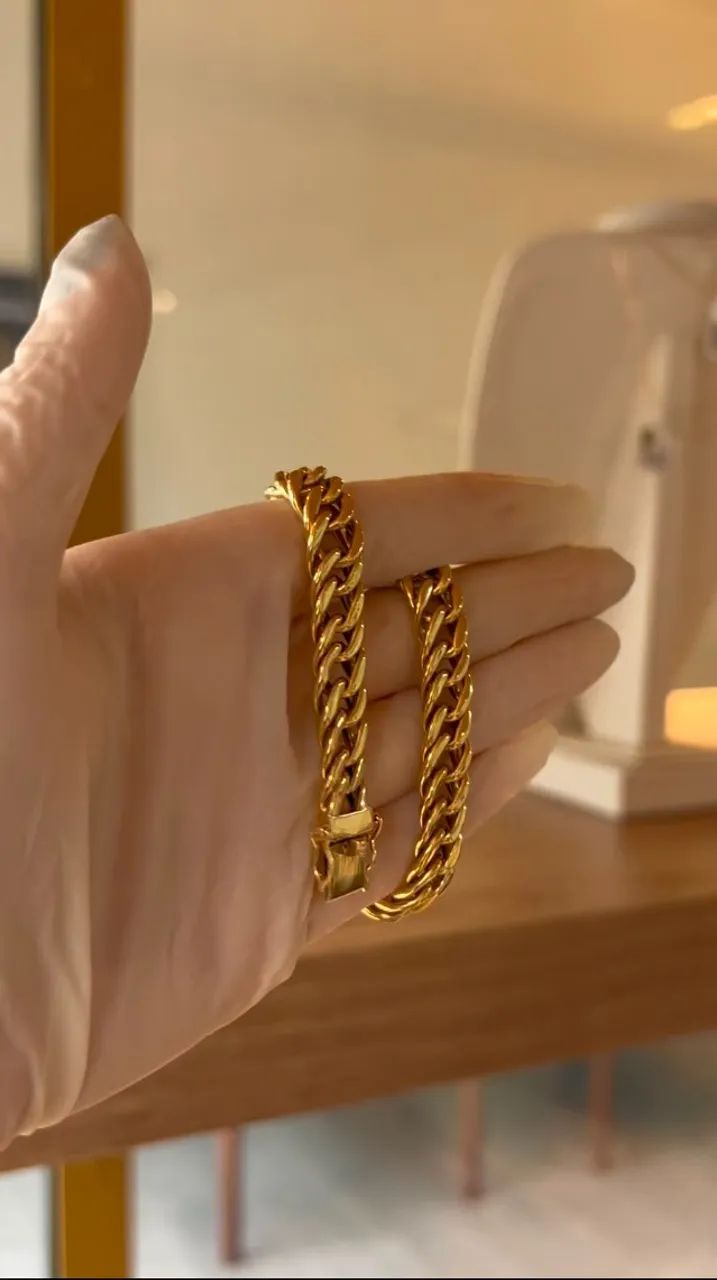 PULSEIRA GROUMET OURO 18K - Foto 3