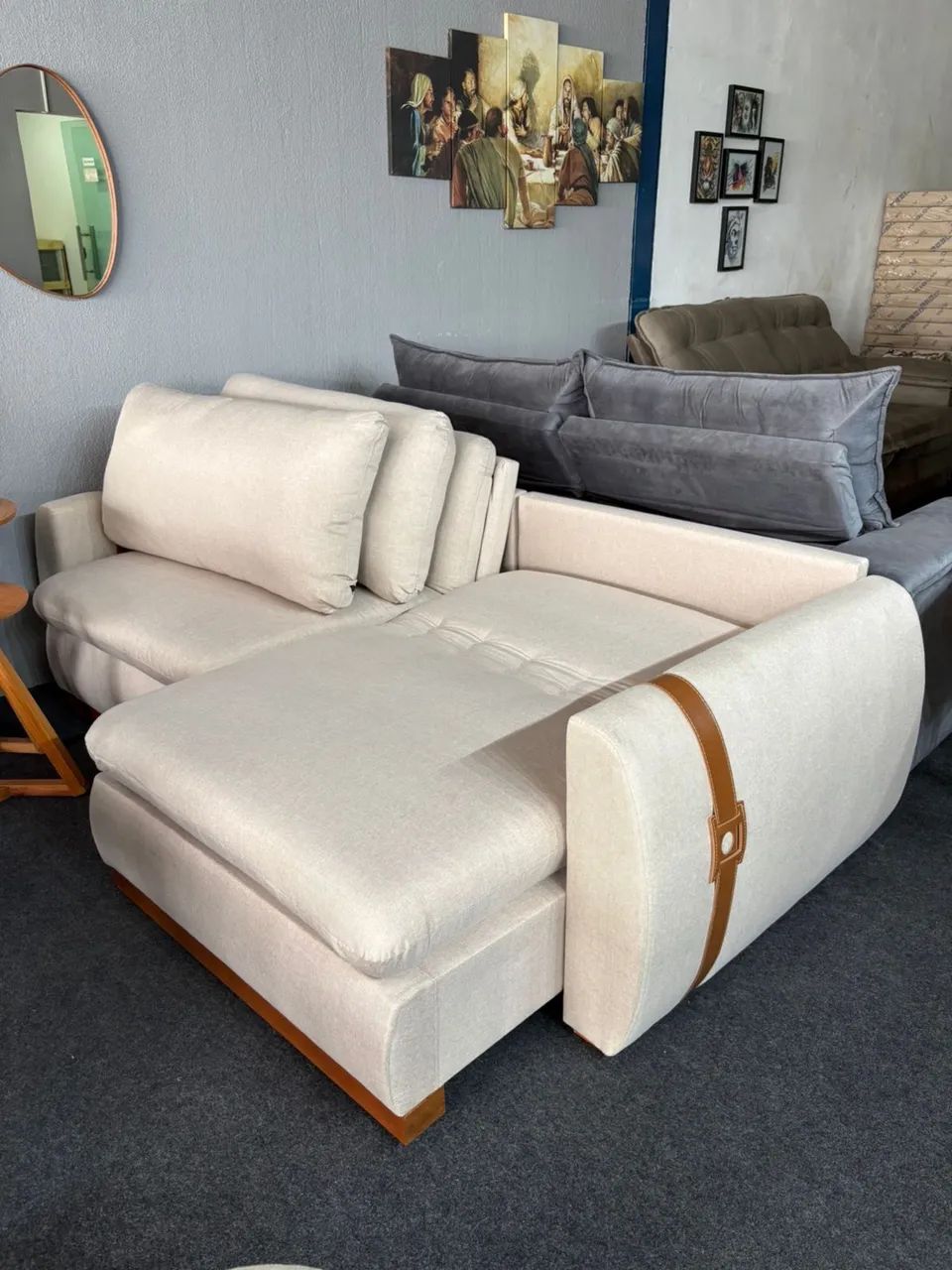 SOFÁ CAMA CAIXA ZERO JOSEBE DE (2.30MT) - Foto 2