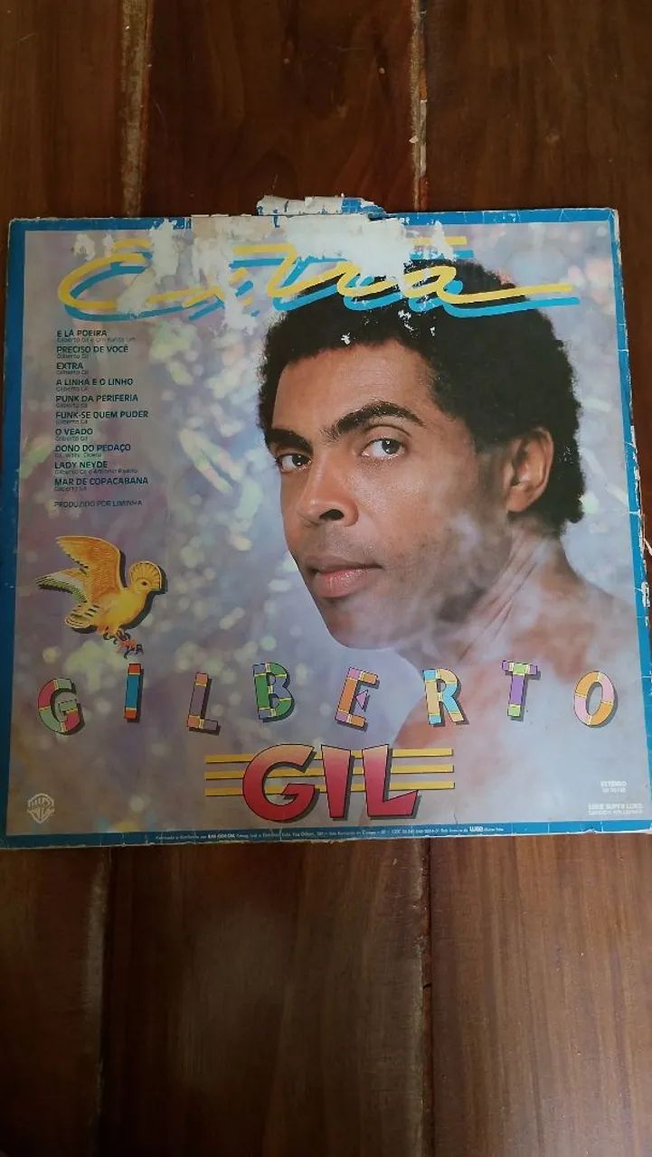 Disco vinil Gilberto Gil Extra 