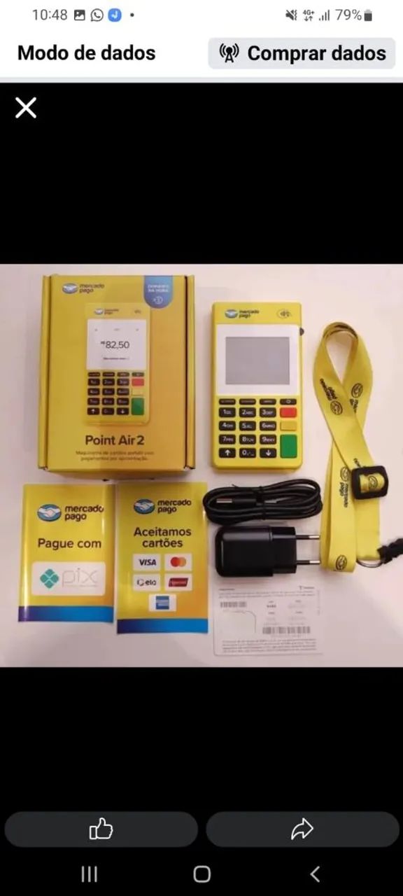 Máquina de cartão point air 2 