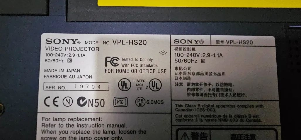 Projetor Sony VPL-HS20 Cineza - Foto 2
