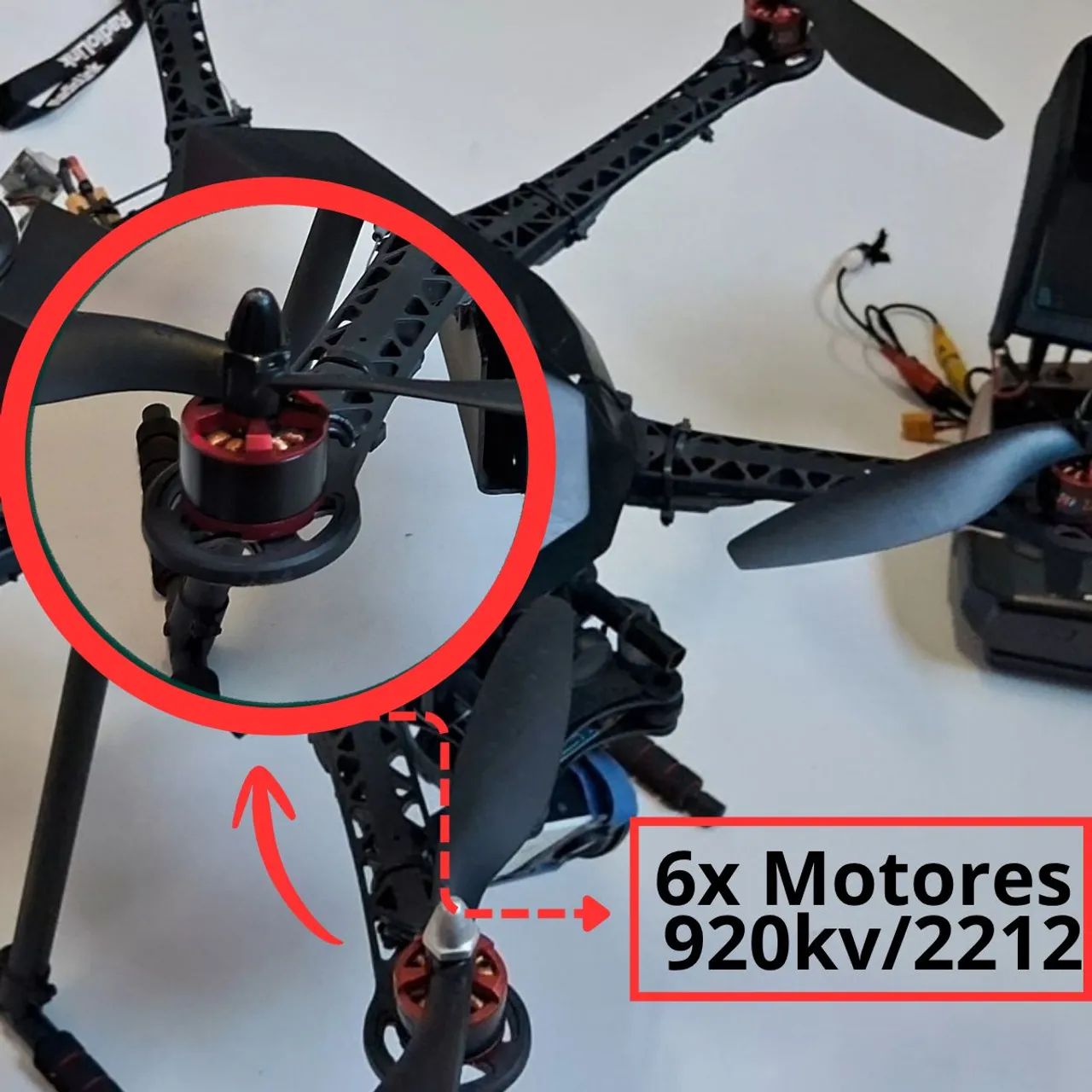 Drone FPV - GPS - 6 MOTORES - Foto 4