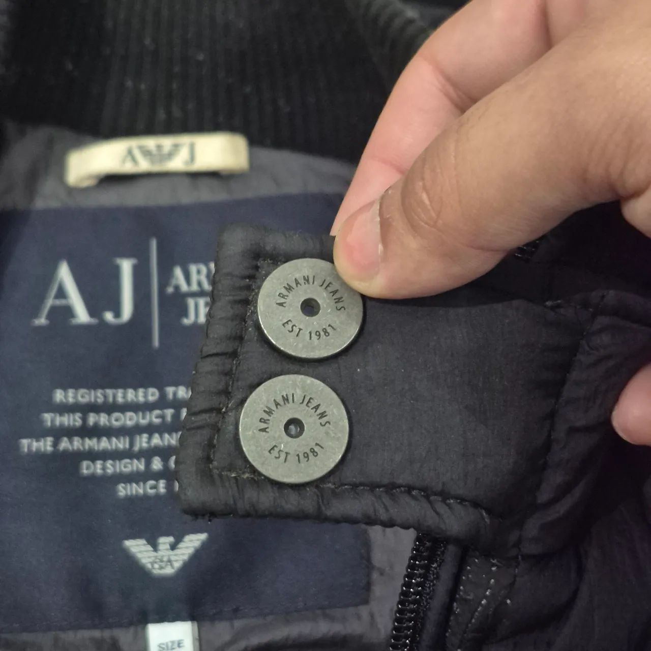 Colete Puffer Armani Jeans (original) - Foto 4