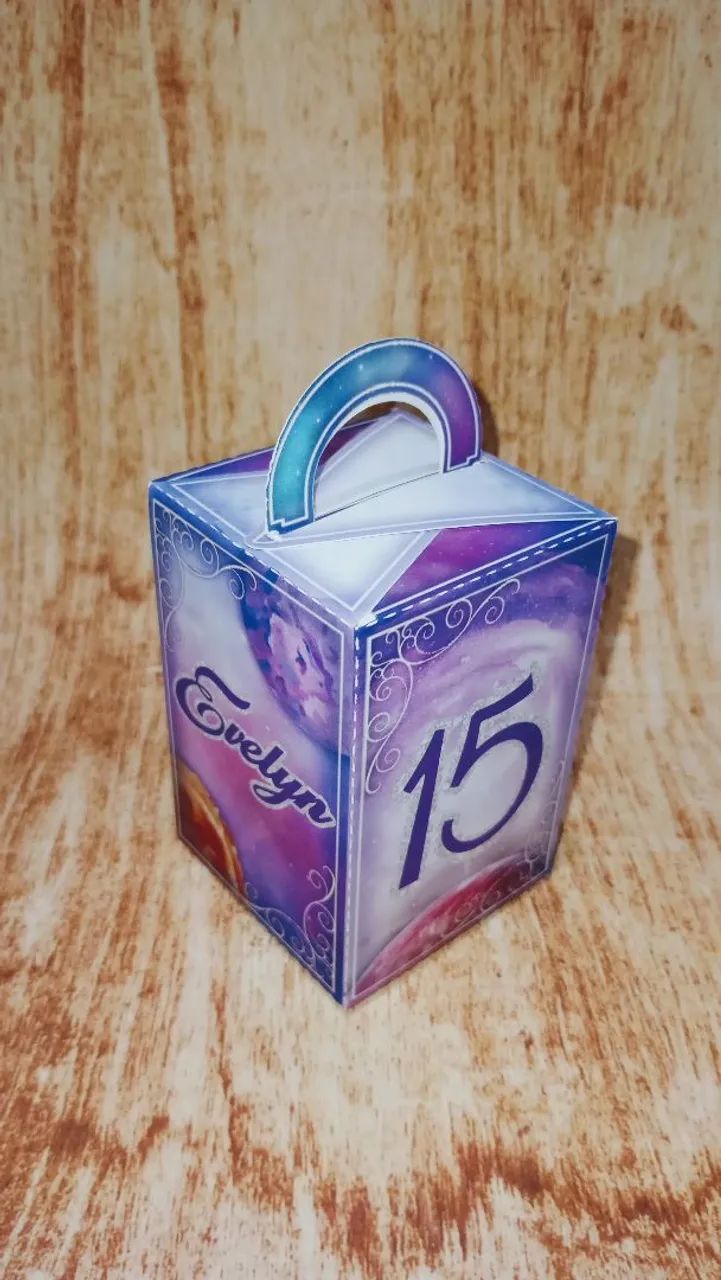 Caixinhas Personalizadas Tema Galáxia | Lembrancinhas - Foto 4