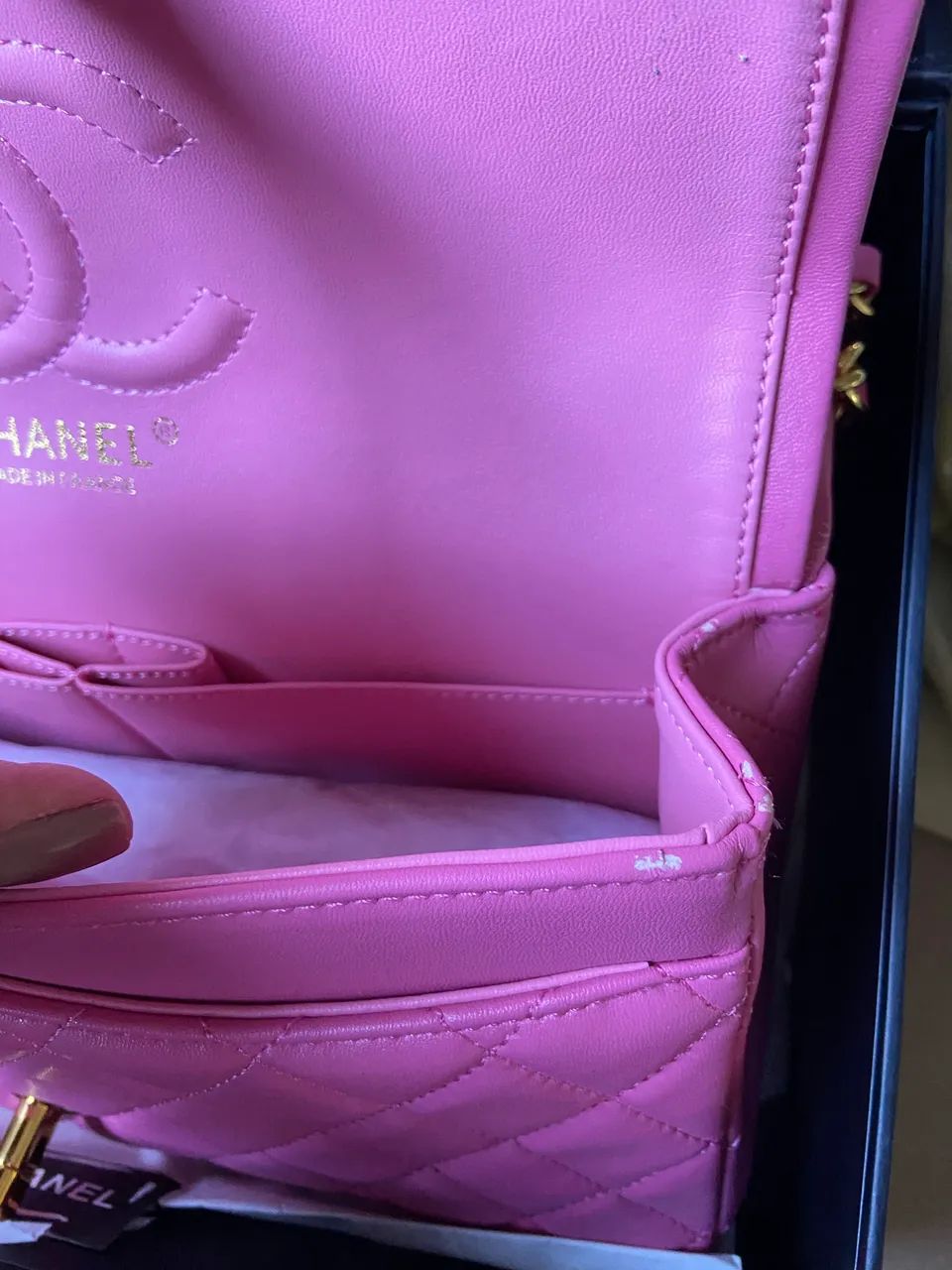 Bolsa Chanel rosa - Foto 2