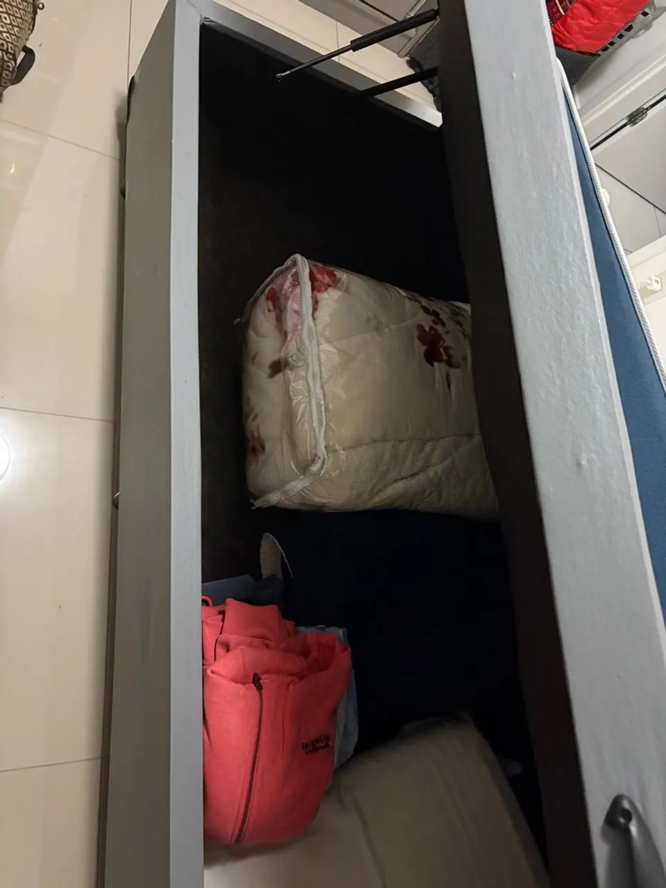 Cama box baú solteiro com colchão Guldi - Foto 5