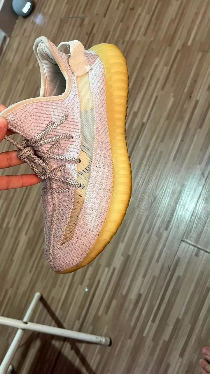 Yeezy Boost 350 V2 Static Refletivo Branco - Foto 4