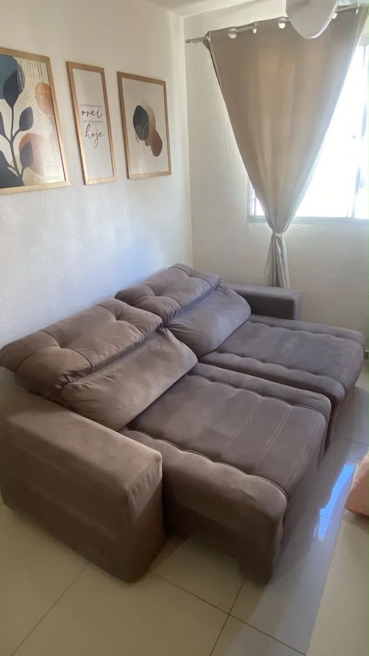 Sofá retrátil 4 lugares
