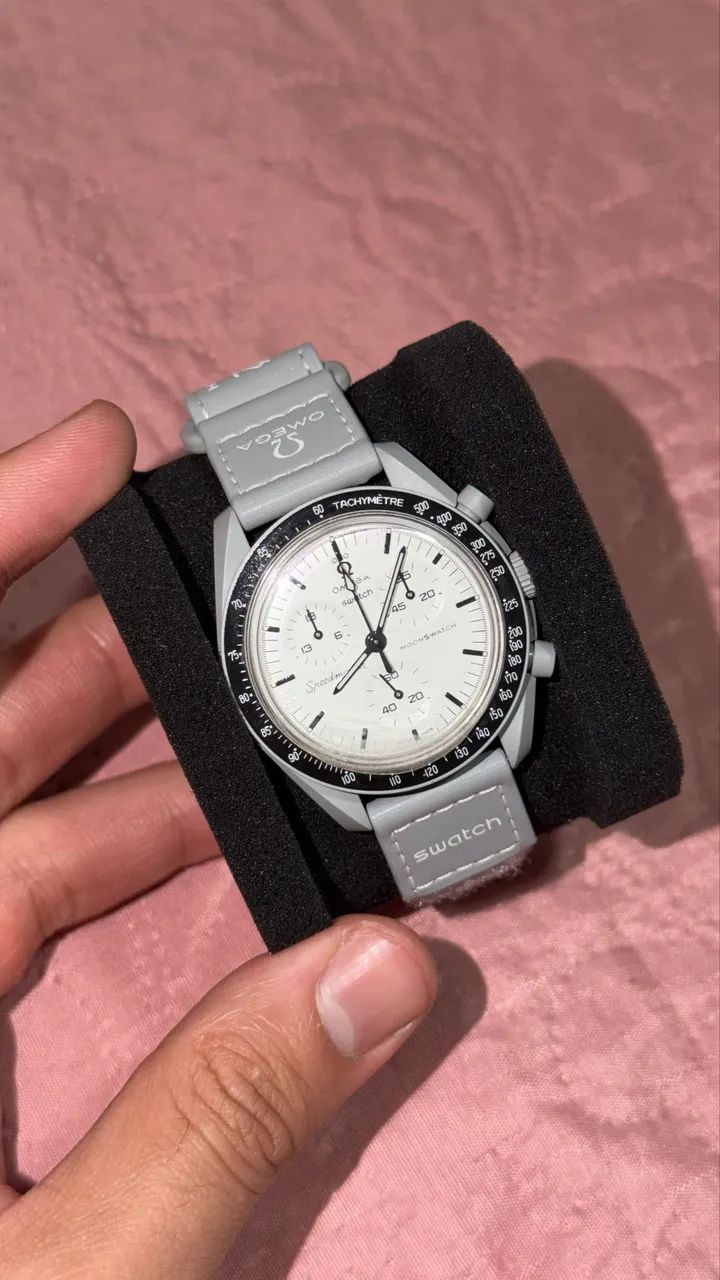 Relógio Omega X Swatch Moonswatch 1965, 42mm - Acessórios