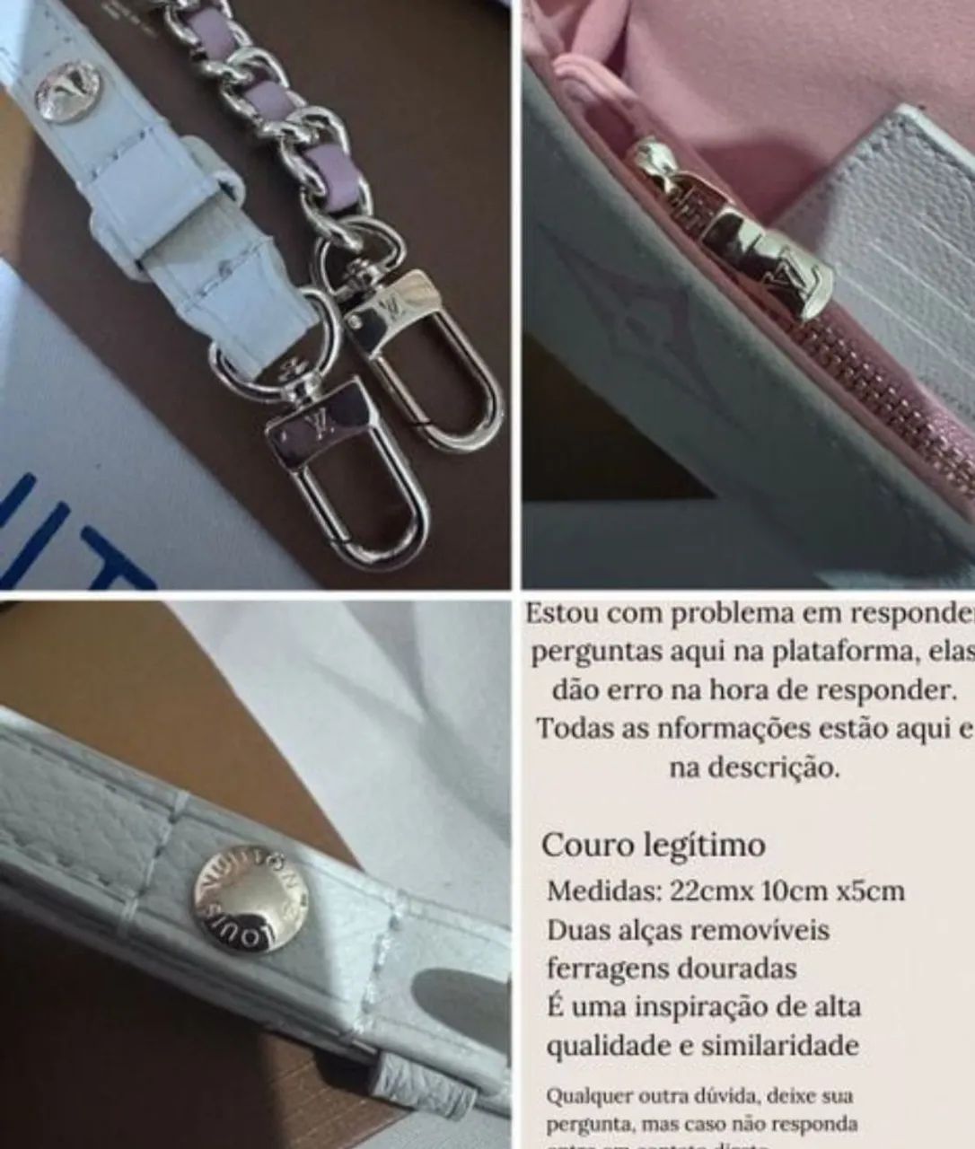 Bolsa Louis Vuitton off white  - Foto 2