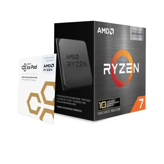 AMD RYZEN 7 5800X3D CPU 中古 PROCESSADOR RYZEN 7 5800X3D EDIÇÃO 10 YEARS NOVO - Processadores