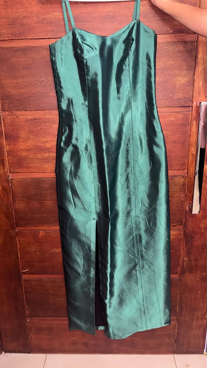 Vestido de festa verde