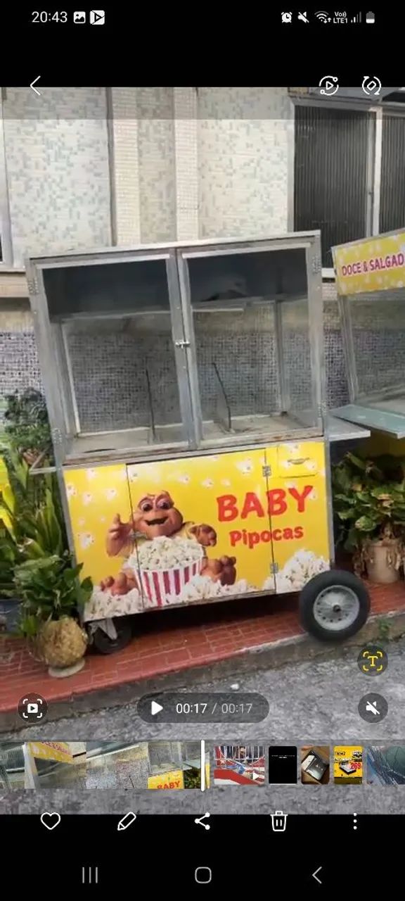 Carrocinha de pipoca