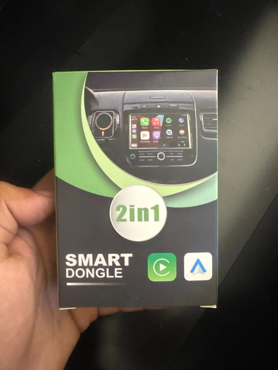 Adaptador CarPlay sem fio para IOS e Android, conecte via Bluetooth 