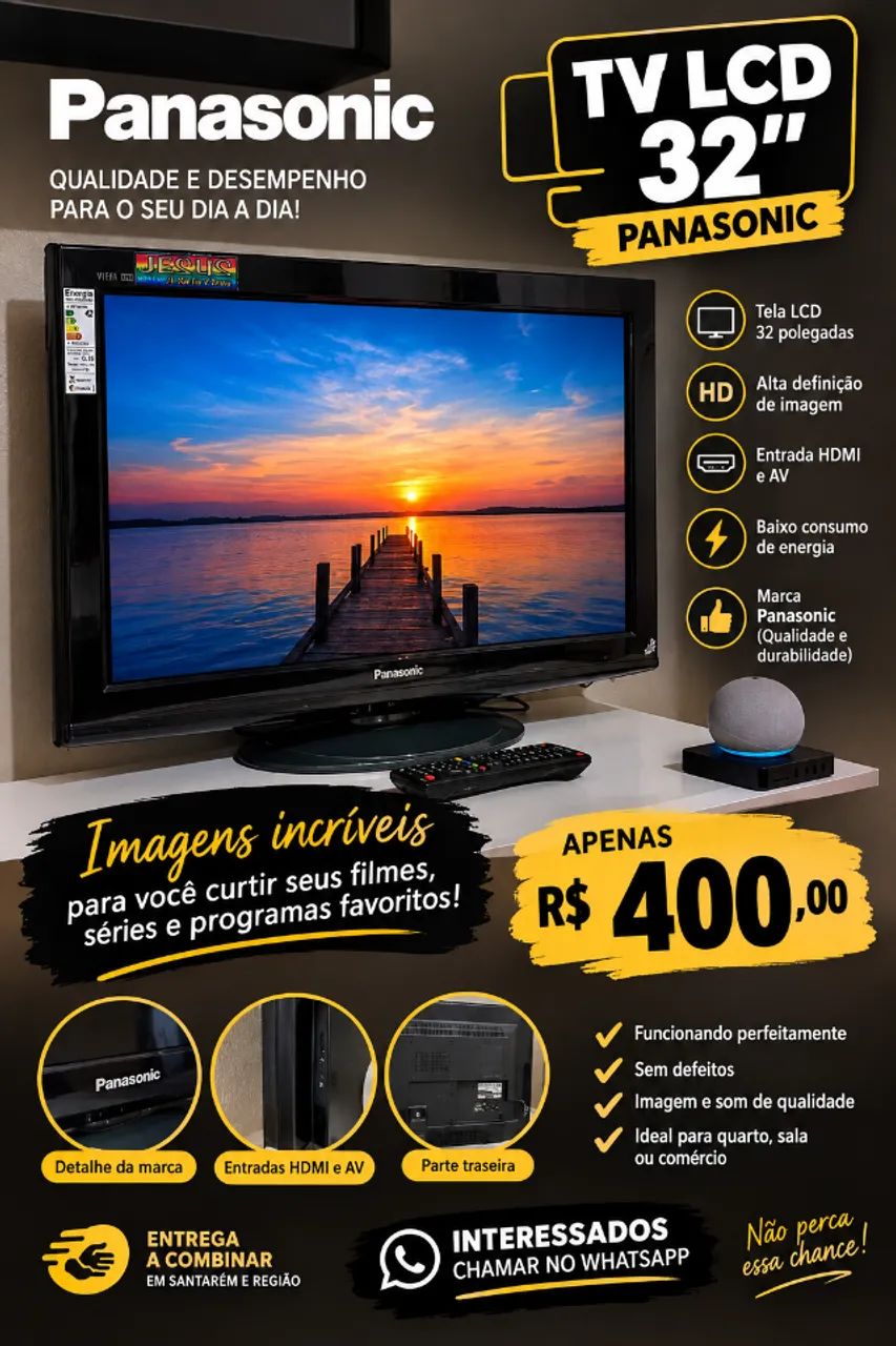 Tv Panasonic 32" - Foto 5