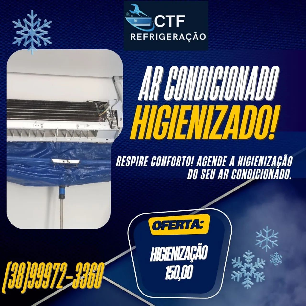 Limpeza de ar condicionado 