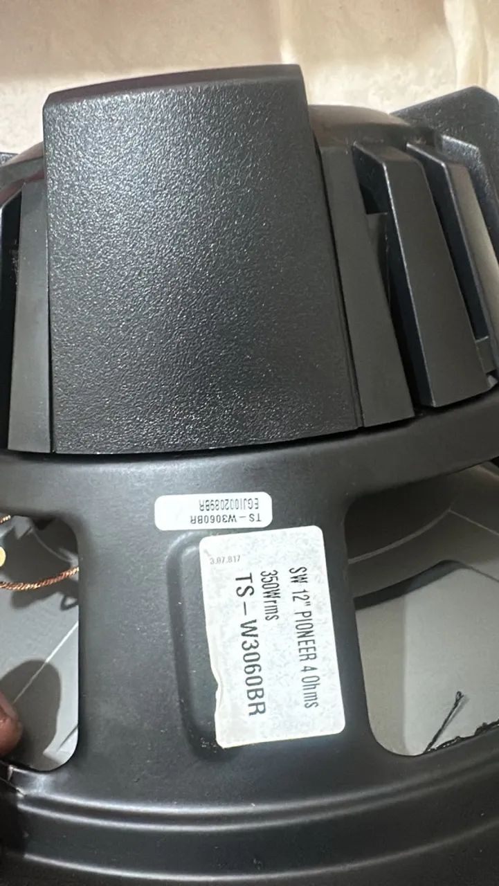 Alto falante pionner 12 polegadas 