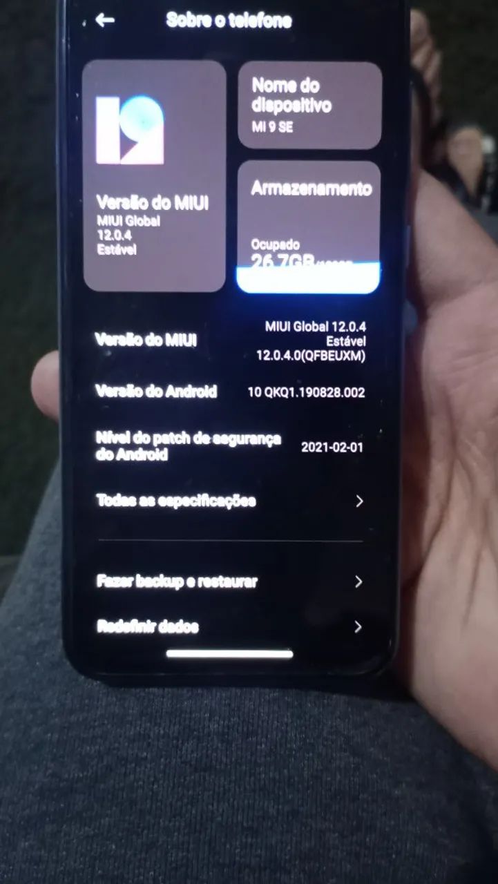 Celular Redmi mi 9 SE 128gb 6g ram - Foto 3