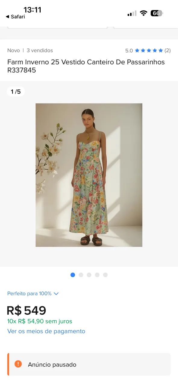 Vestido farm gg 