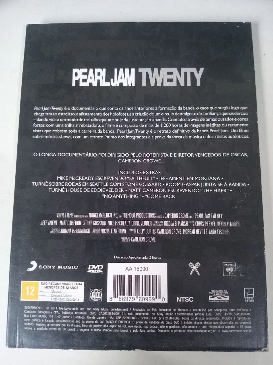 DVD PEARL JAM TWENTY  - Foto 2