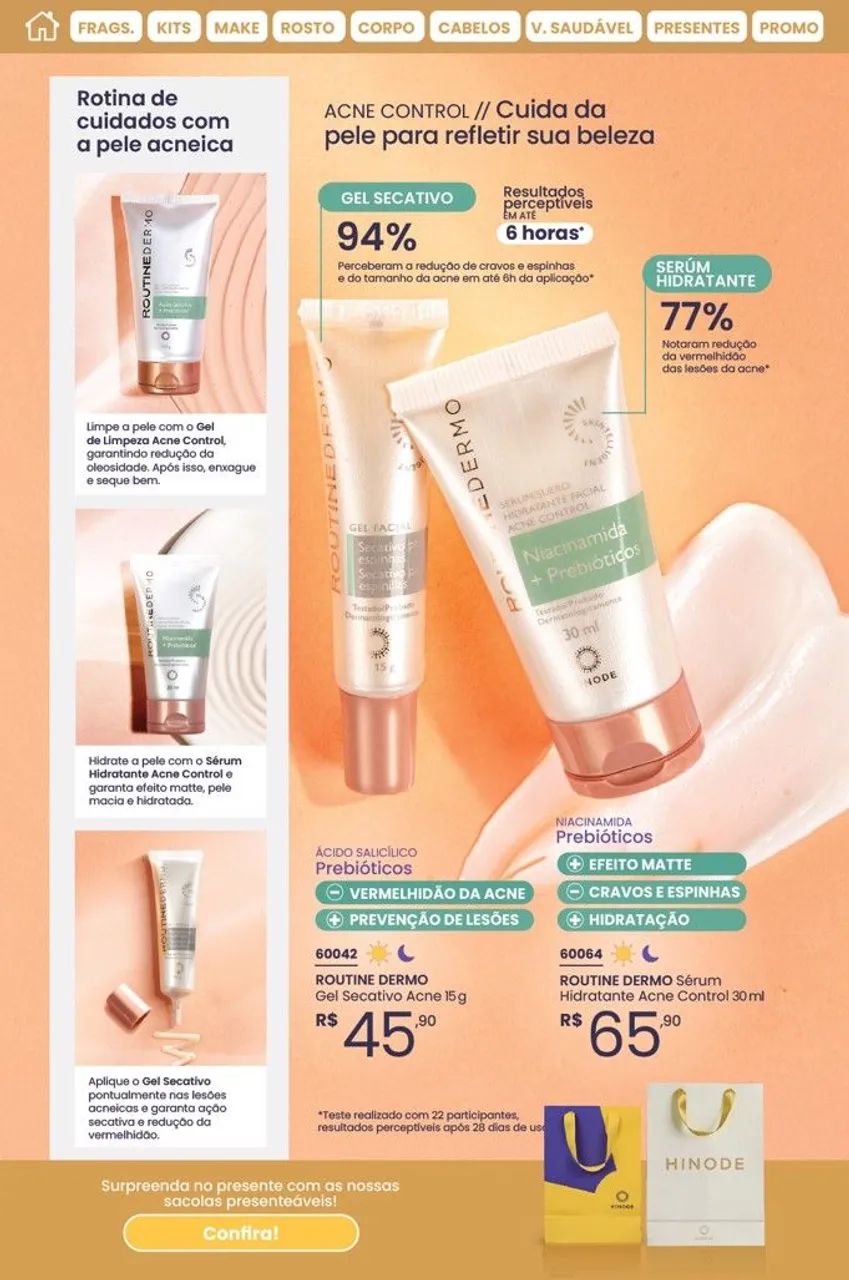 LINHA ROUTINE DERMO PARA O ROSTO HINODE - Foto 5