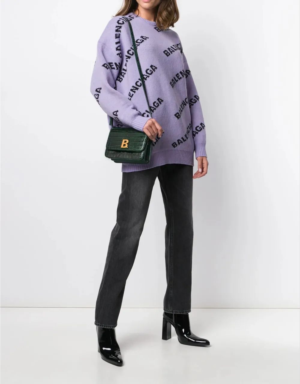Bolsa Balenciaga com pele de crocodilo - Original e nova  - Foto 2