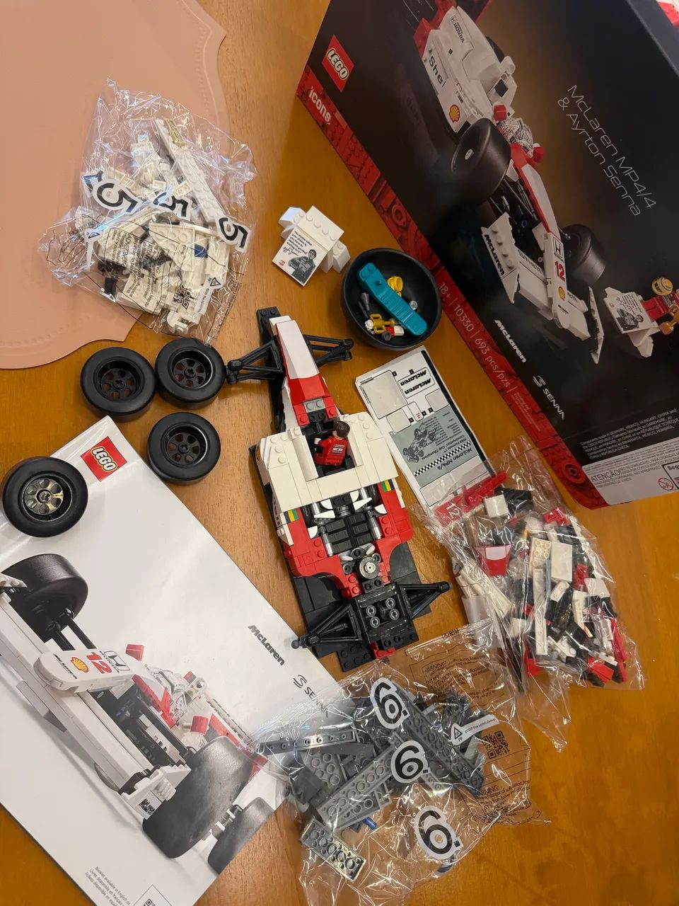 Lego carro do Ayrton de Sena - Foto 3