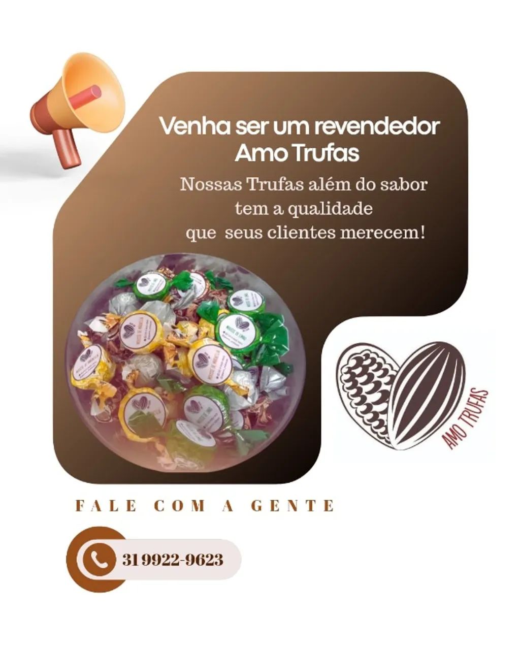 Seja um revendedor Amo Trufas 