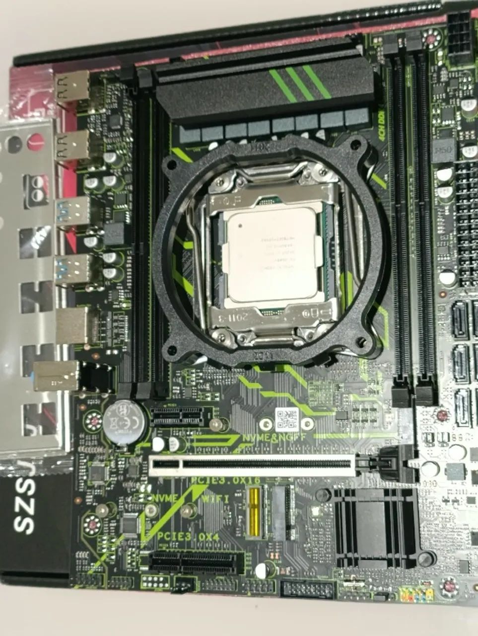 Kit x99 Xeon 2640 v3 e Placa mãe x99 C612 DDR4 nvme Suporte modulo