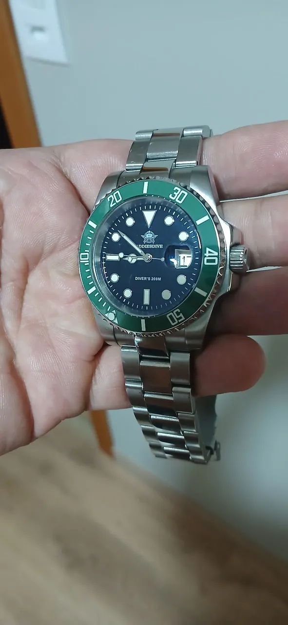 Relógio Addiesdive Submariner Kermit - Foto 2