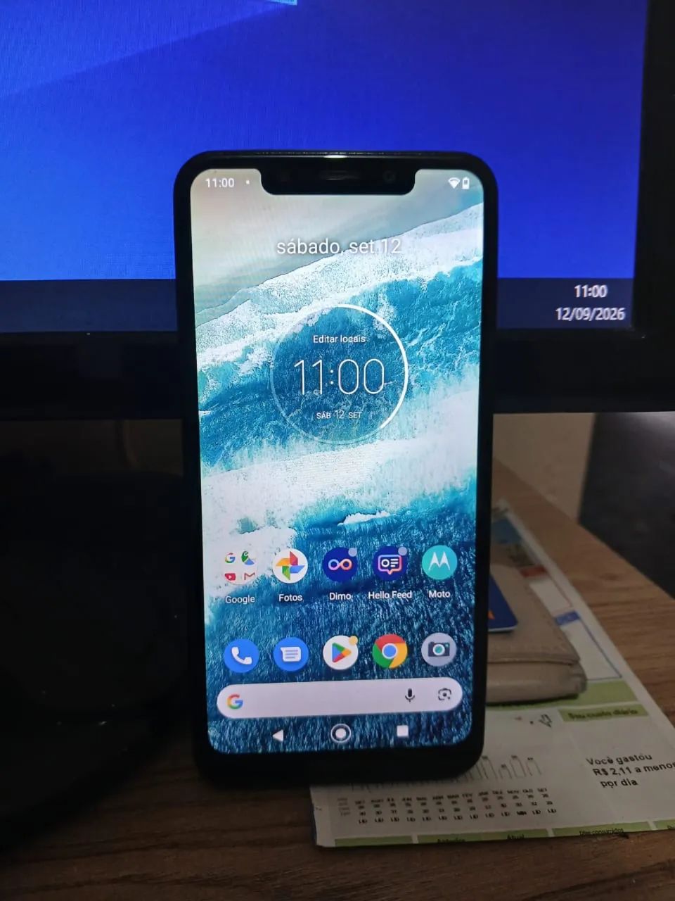 Celular motorola one modelo XT1941-3 usado - Foto 3