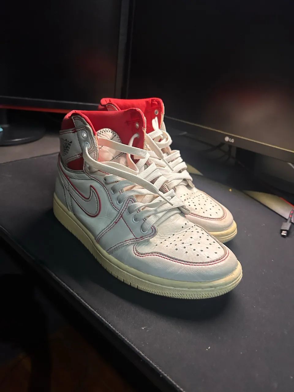 Jordan 1 high branco  - Foto 2