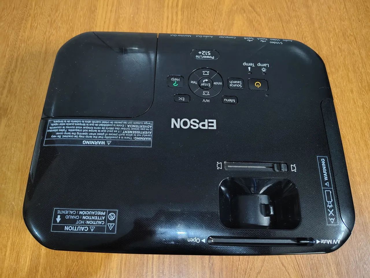 Projetor Epson power lite s12+ funcionando