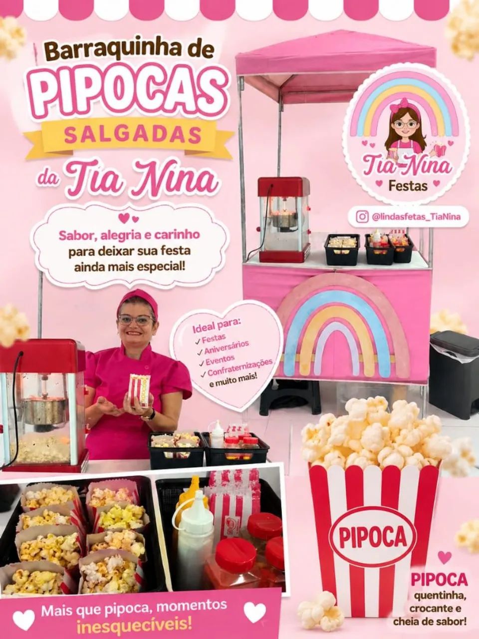 Barraquinha de pipoca e algodão-doce  - Foto 2