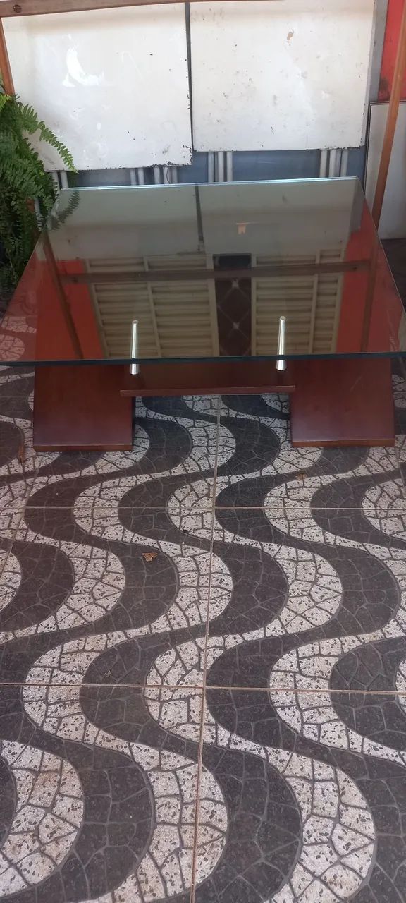Mesa de centro  tampa de vidro  - Foto 4