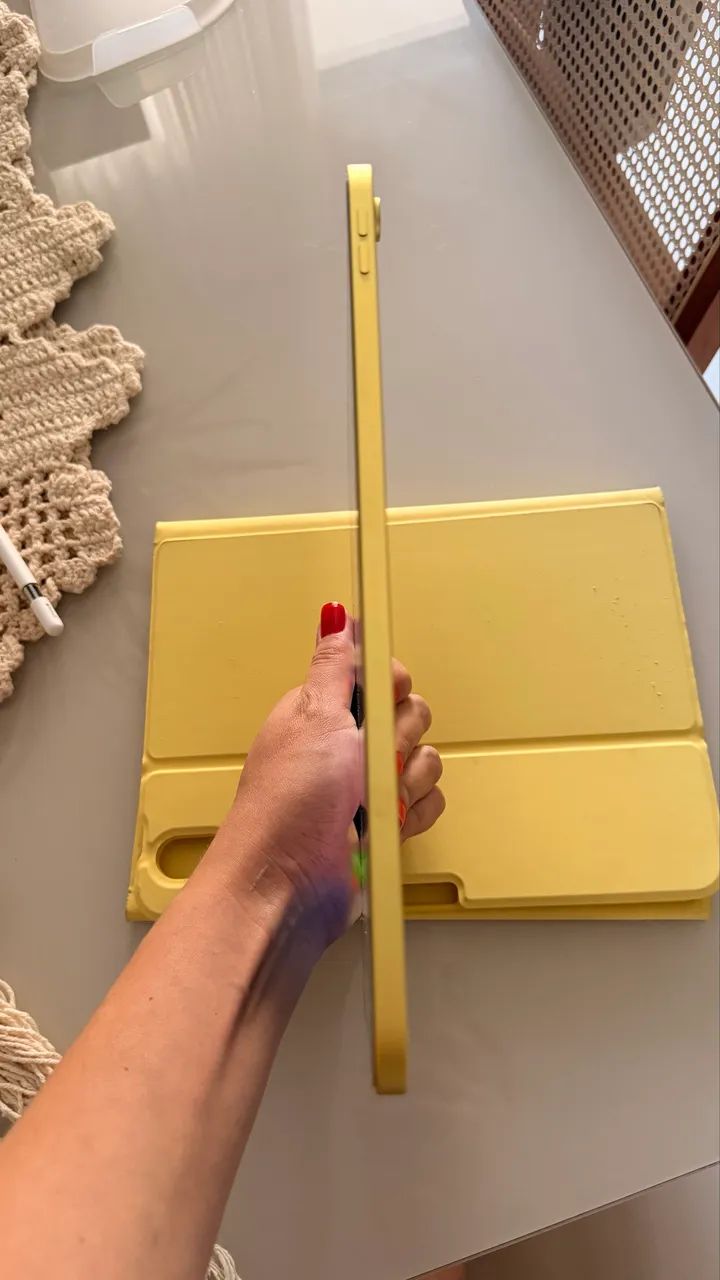 iPad 10ª Geração Amarelo + Apple Pencil USB-C - Foto 3