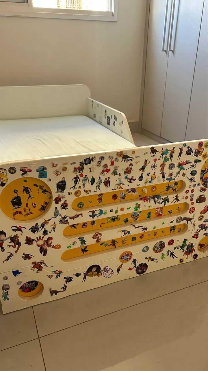 Cama infantil carro e colchão  - Foto 5