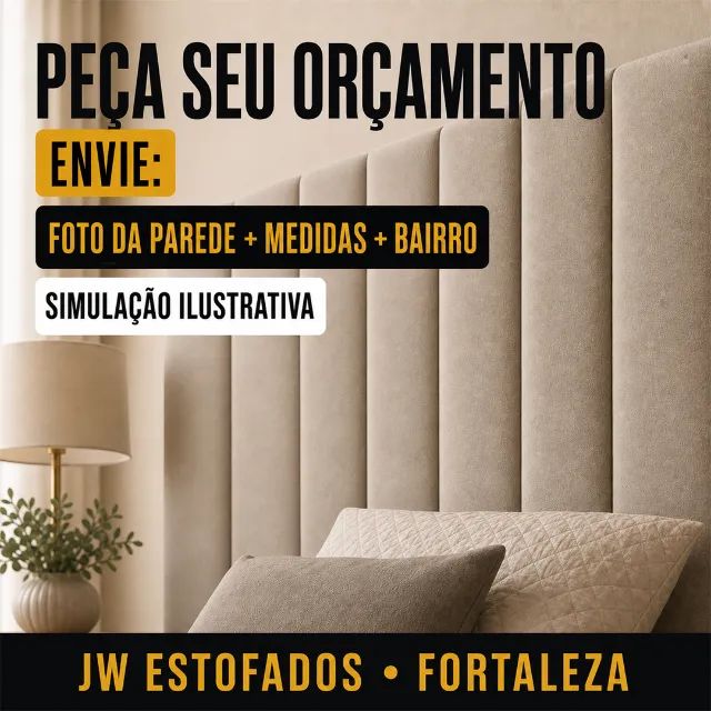 Cabeceira modular estofada sob medida | Fortaleza - Foto 4