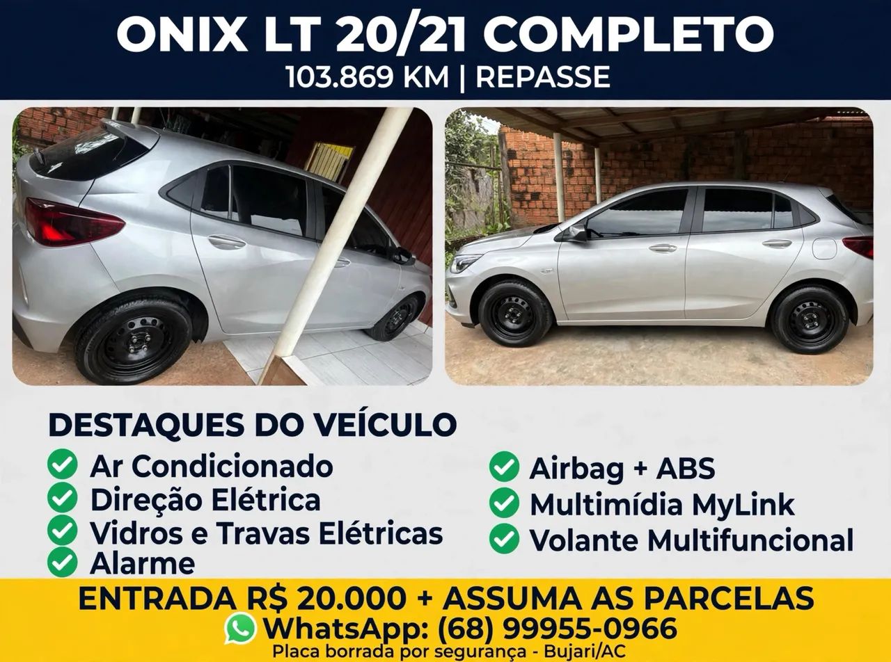 Chevrolet Onix Hatch LT 1.0 12V Flex Mec. 4P 2020