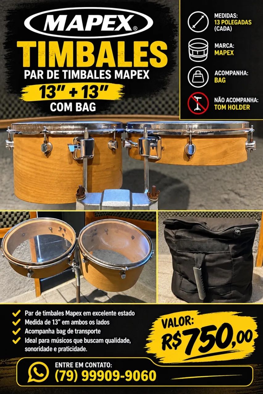 Timbales Mapex - Foto 4
