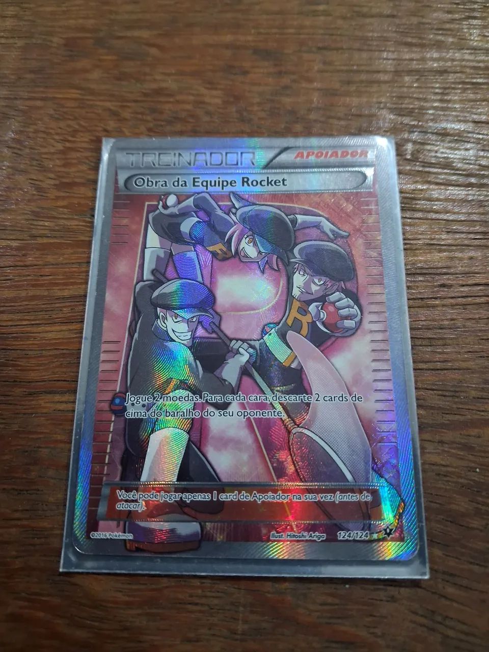 Carta Pokémon - Obra da Equipe Rocket
