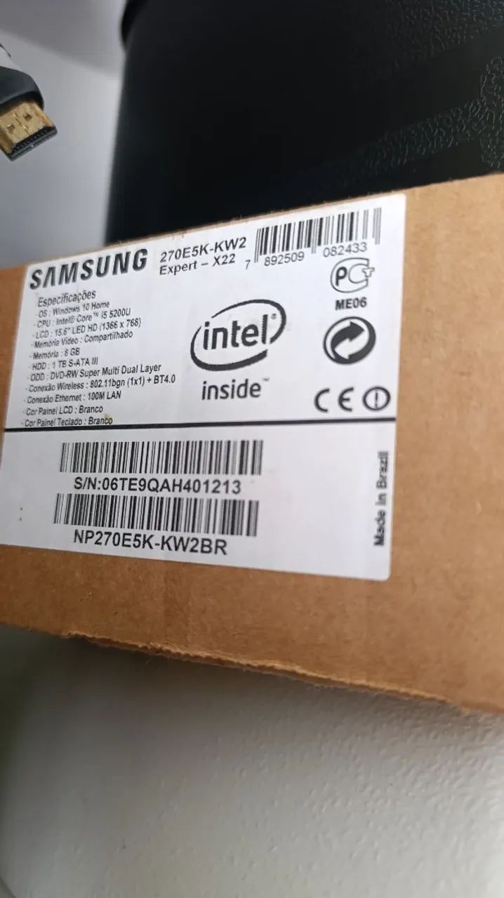 Notebook Samsung 270E5K-KW2 (Retirada de Peças) - Foto 4