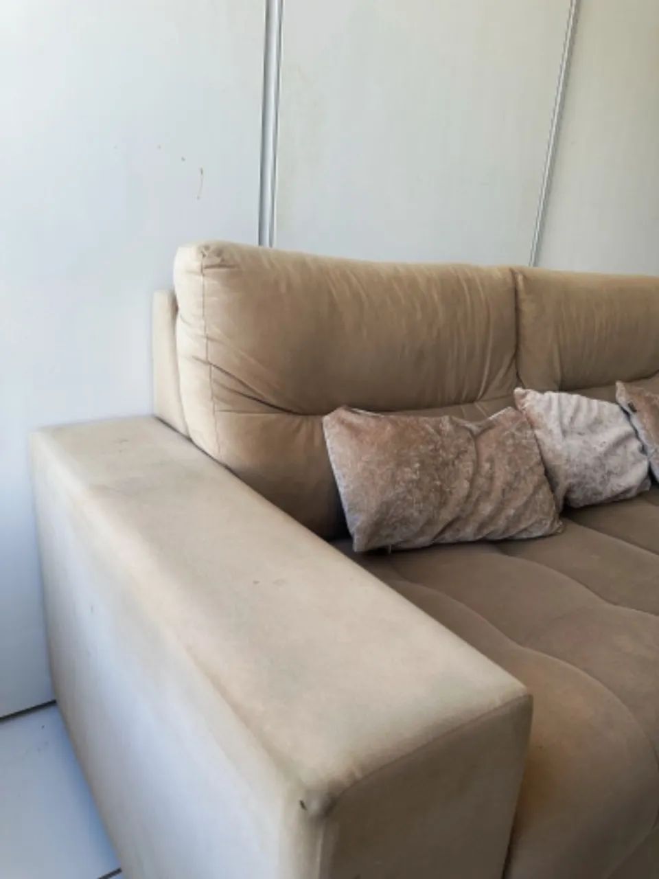 Sofá 3 suede - Foto 2