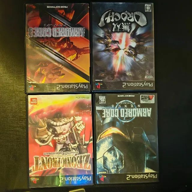Jogos PS2 Originais Jp: Zeonic Front Gundam + Armored Core 3 +