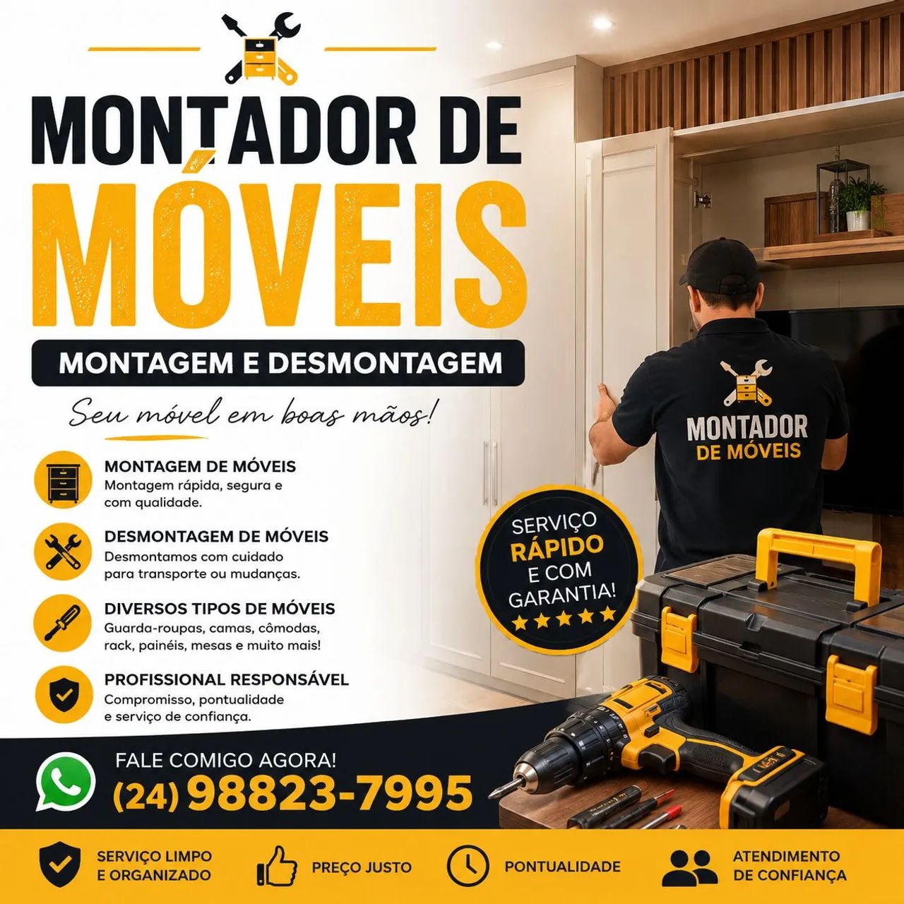 MONTADOR DE MÓVEIS EM GERAIS