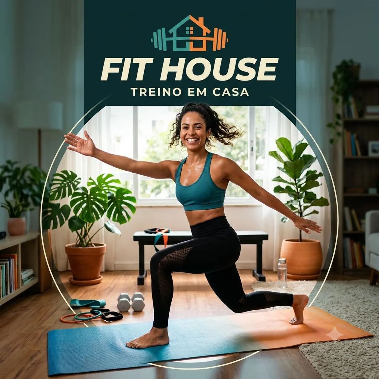 Faça exercícios físicos em casa