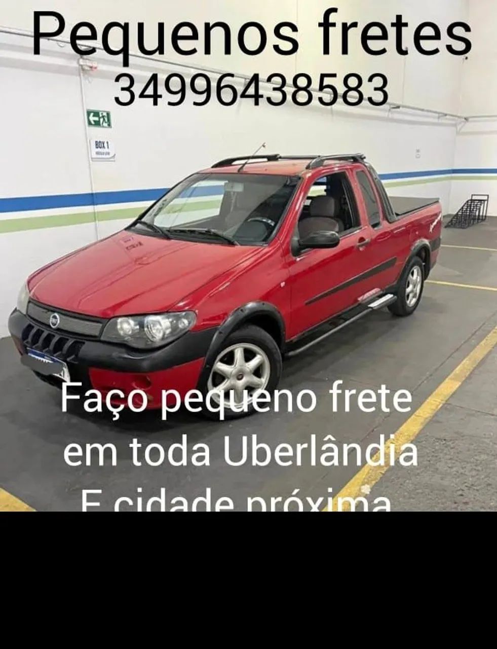 Faço pequenos frete 