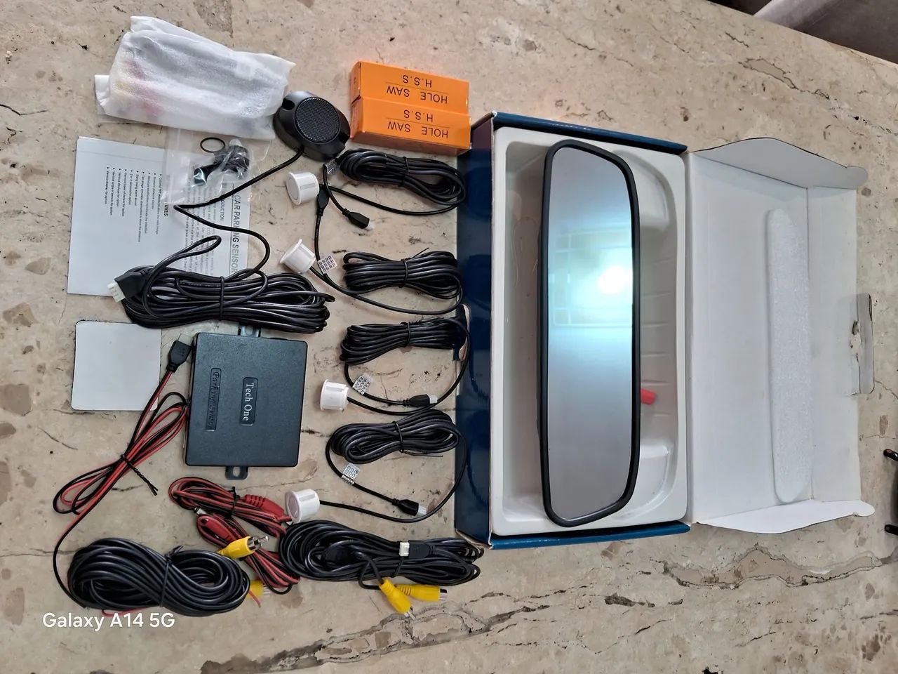 Sensor de Estacionamento com Câmera Tela Retrovisor - Foto 5