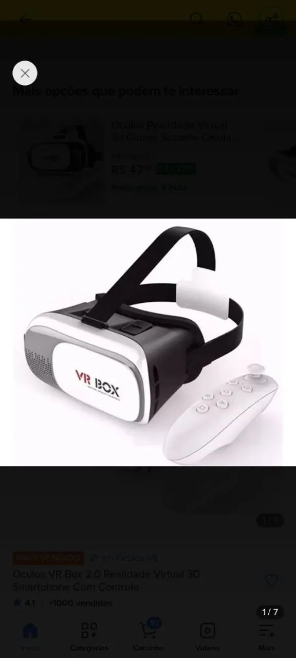 Óculos de realidade virtual  - Foto 4