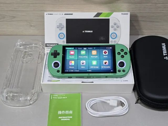 Console Trimui Smart Pro S Verde + case + grip - Foto 5